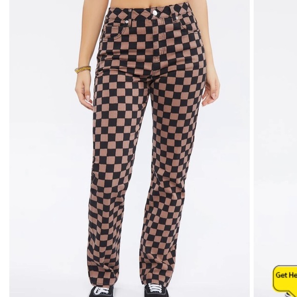 Checkered jeans - Picture 1 of 5